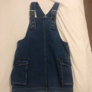 forever 21 denim dress, never worn and super cute!